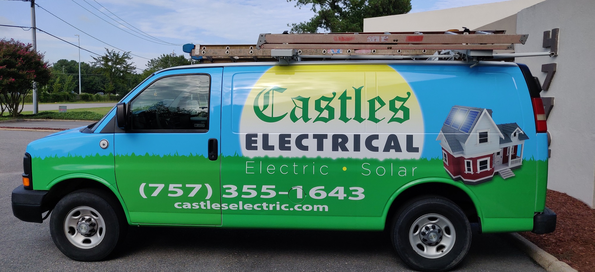 Castles Electrical van